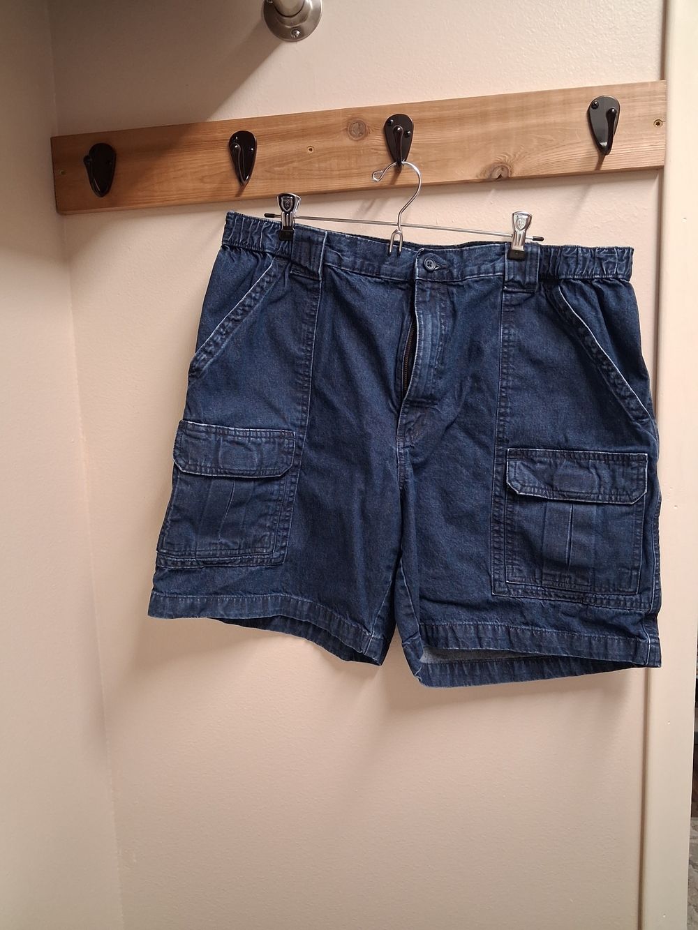 Savane Dark Blue Cargo Shorts